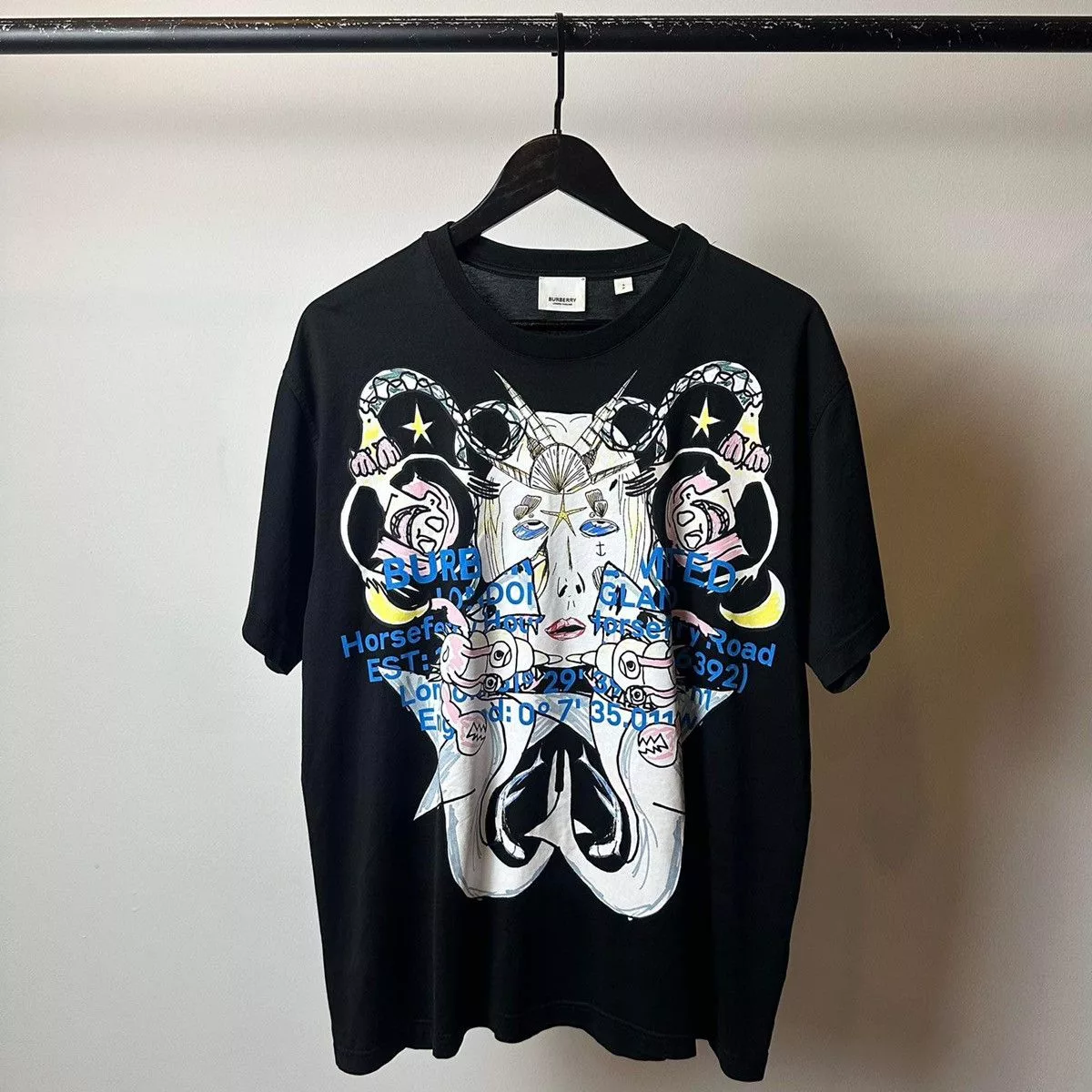 Burberry Short Sleeve T Shirts BURBERRY T SHIRT Black Luxury