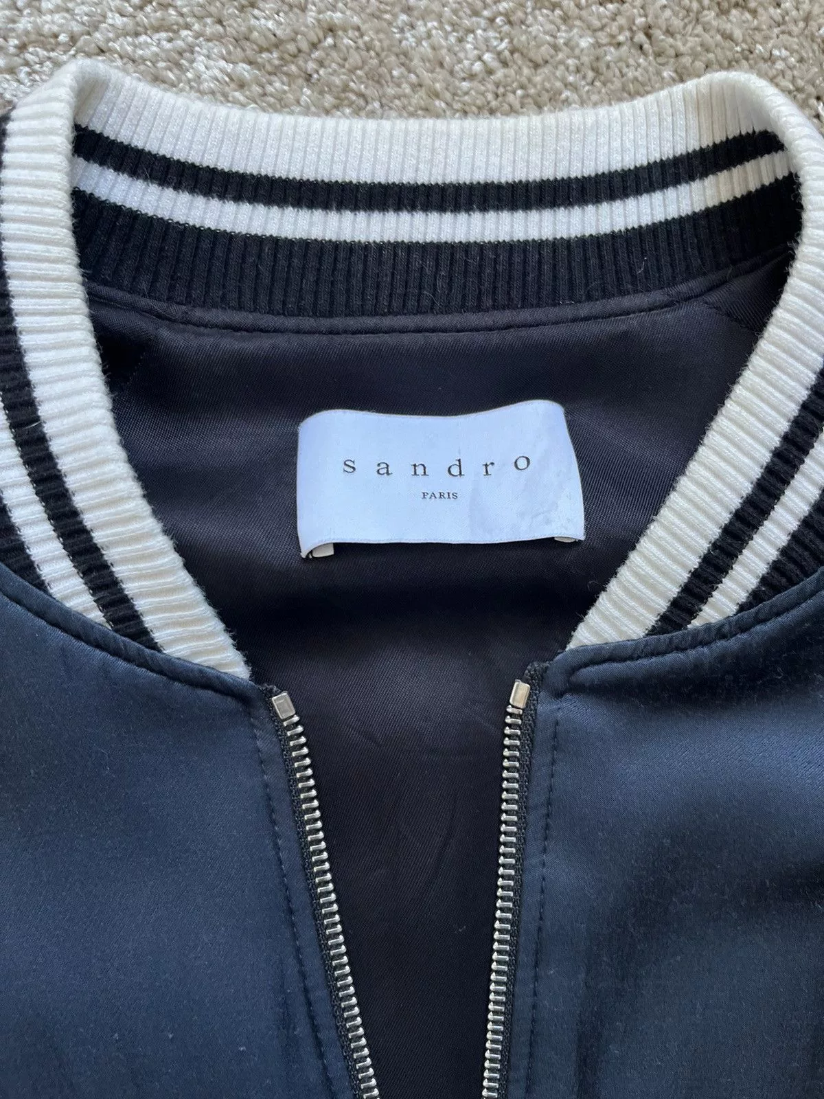 Sandro Light Jackets Sandro light bomber jacket Black
