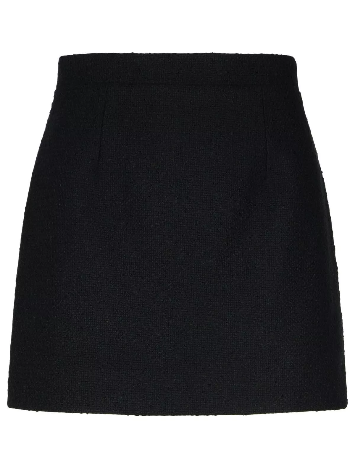 Patou Midi Skirts PATOU Black Virgin Wool Blend Miniskirt Multi