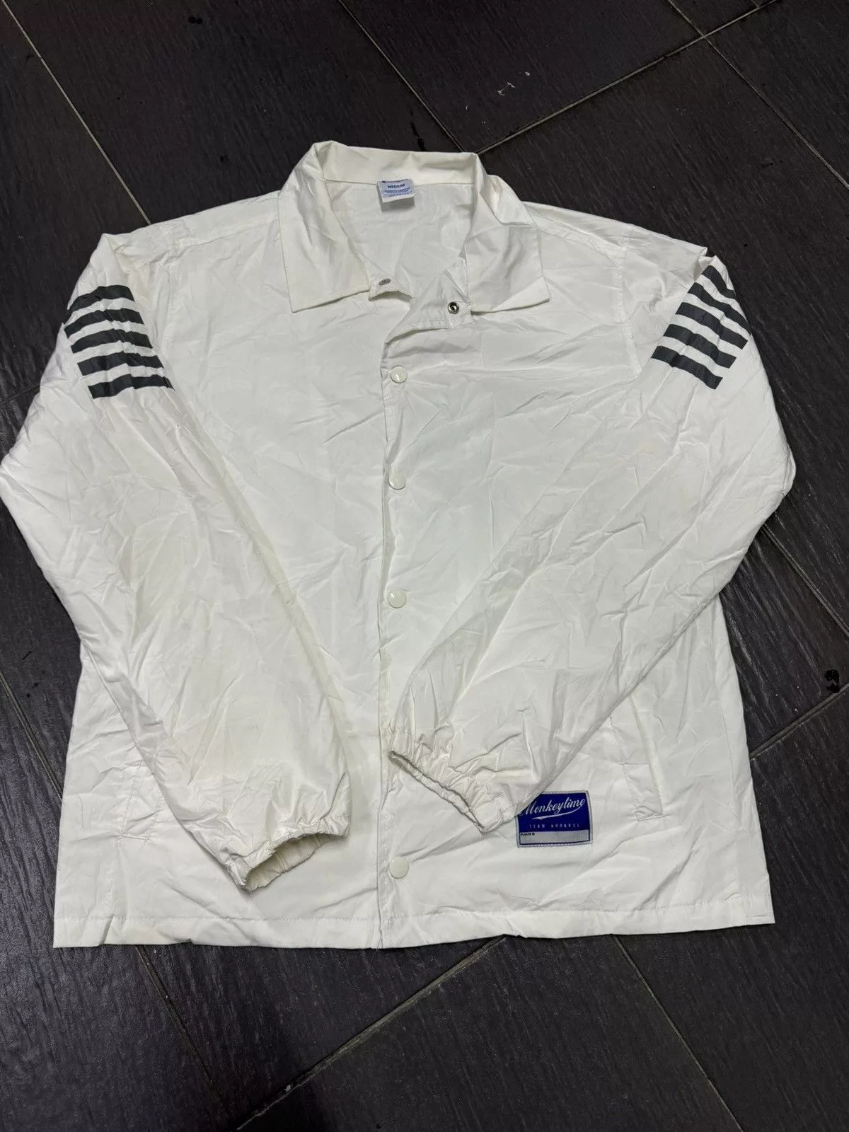 Champion Light Jackets Champion × monkey time CHAMPION X MONKEY TIME COACH JACKET White