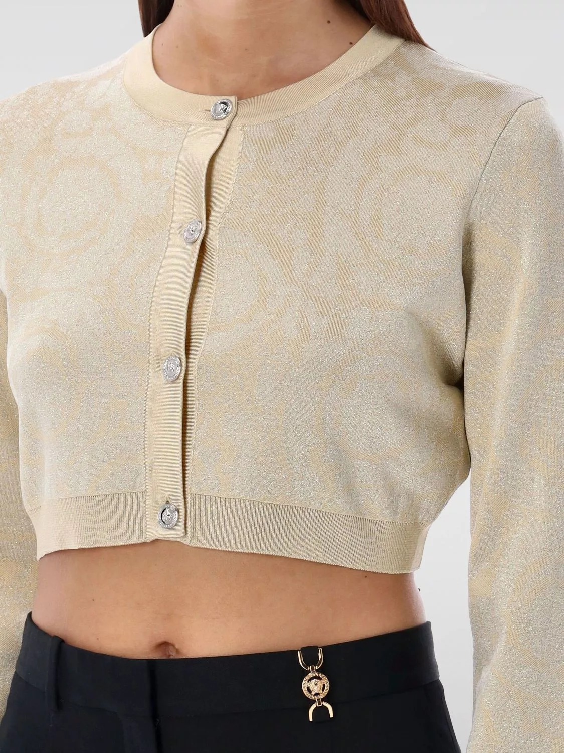 Versace Sweaters Versace Sweater Woman Sand Multi