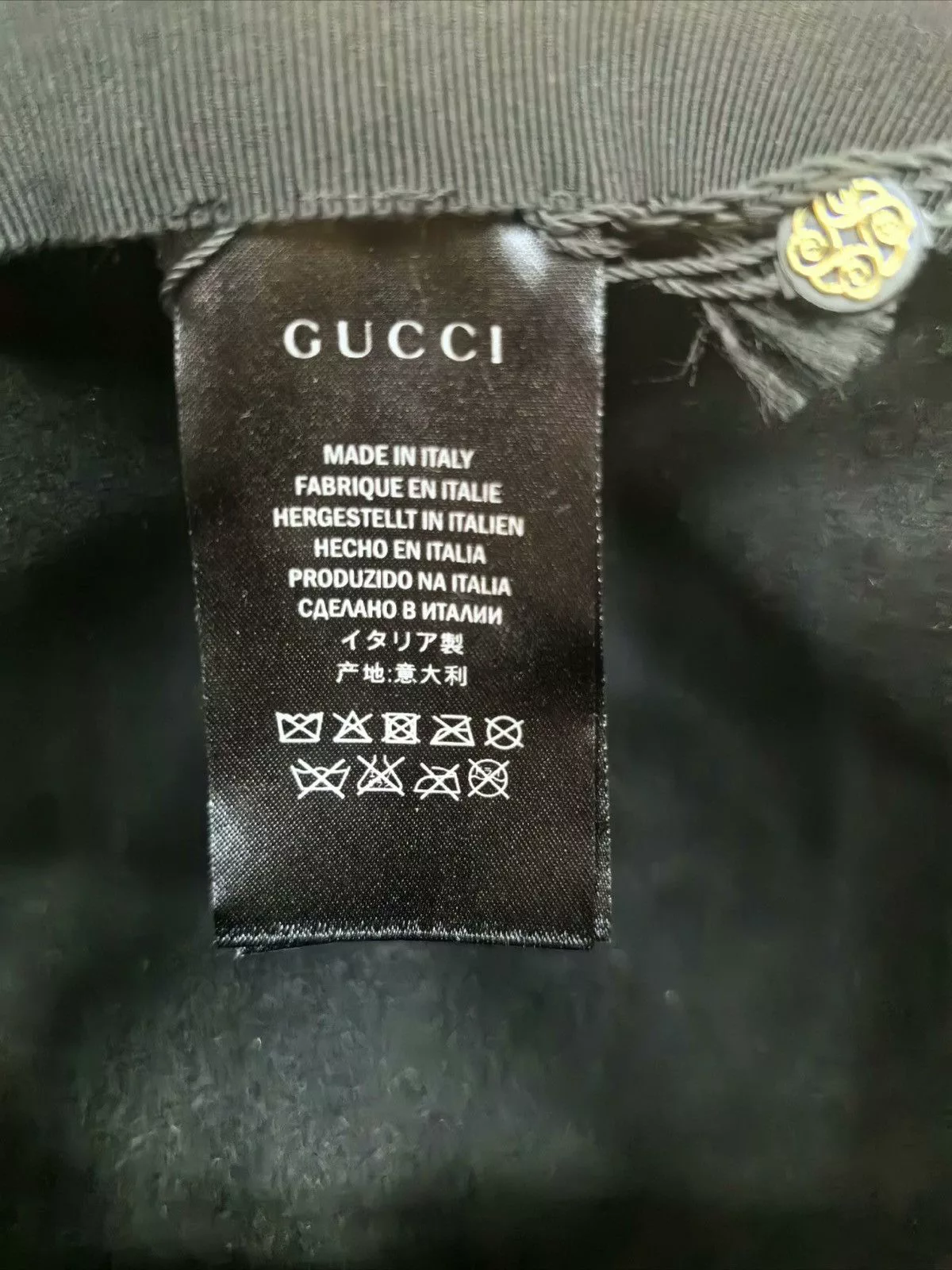 Gucci Hats Gucci runway black wool hat