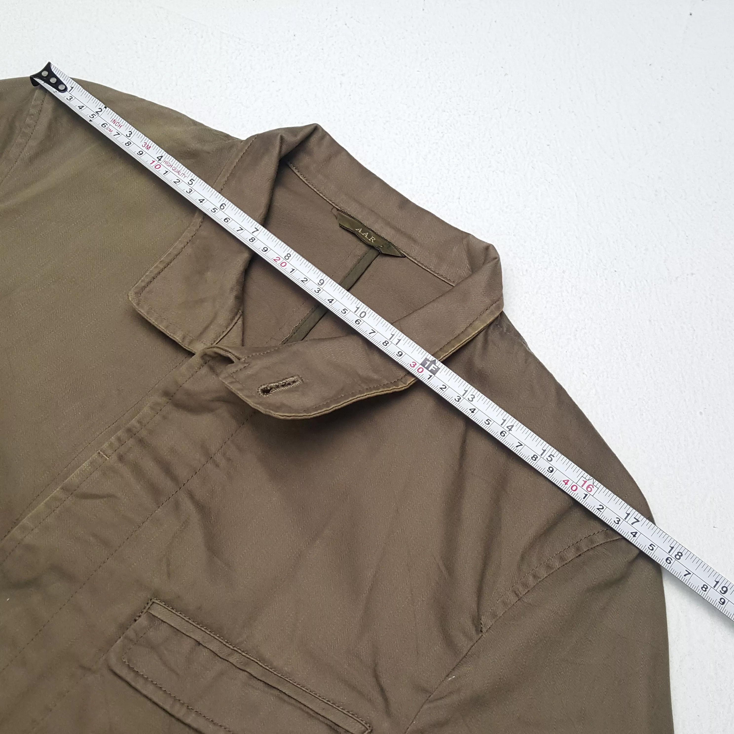 Designer Light Jackets Designer × Japanese Brand × Yohji Yamamoto YOHJI YAMAMOTO Japanese Designer Custom Art Jacket Brown