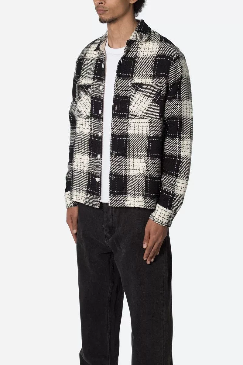 MNML Shirts Button Ups Mnml flannel Beige