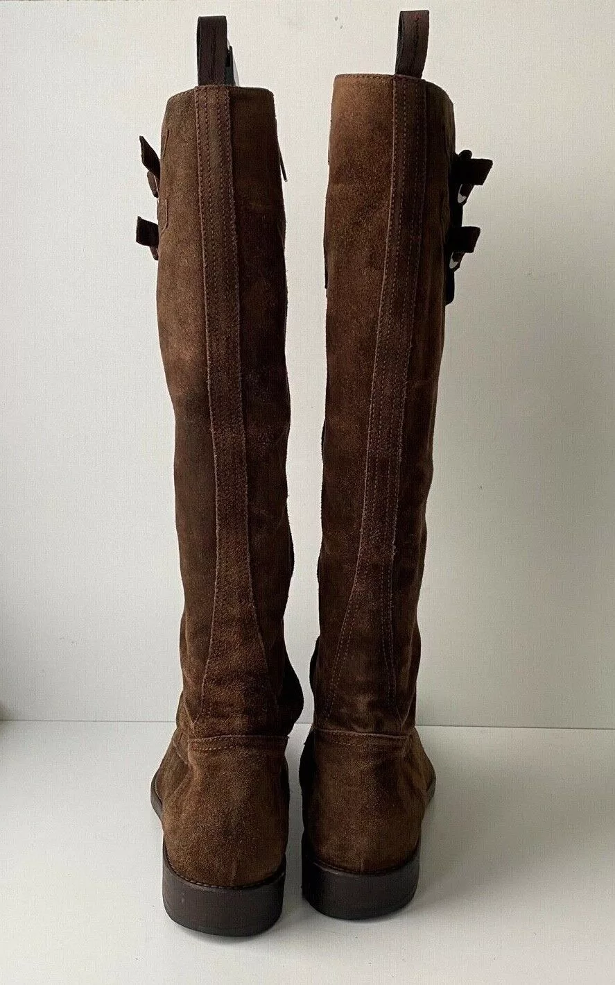 Santoni Boots Santoni High Suede Brown Boots
