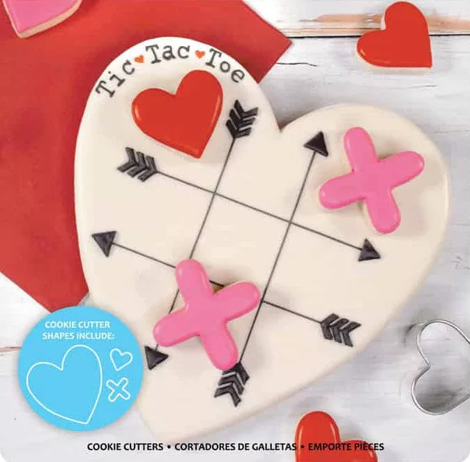 Valentine 3pc Tic Tac Toe Set