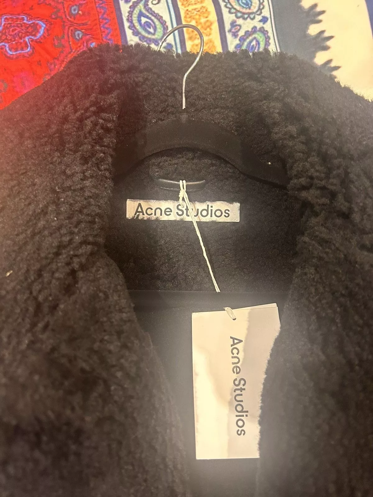 Acne Studios Leather Jackets Acne Studios Acne Studio Shearling Leather Jacket Black