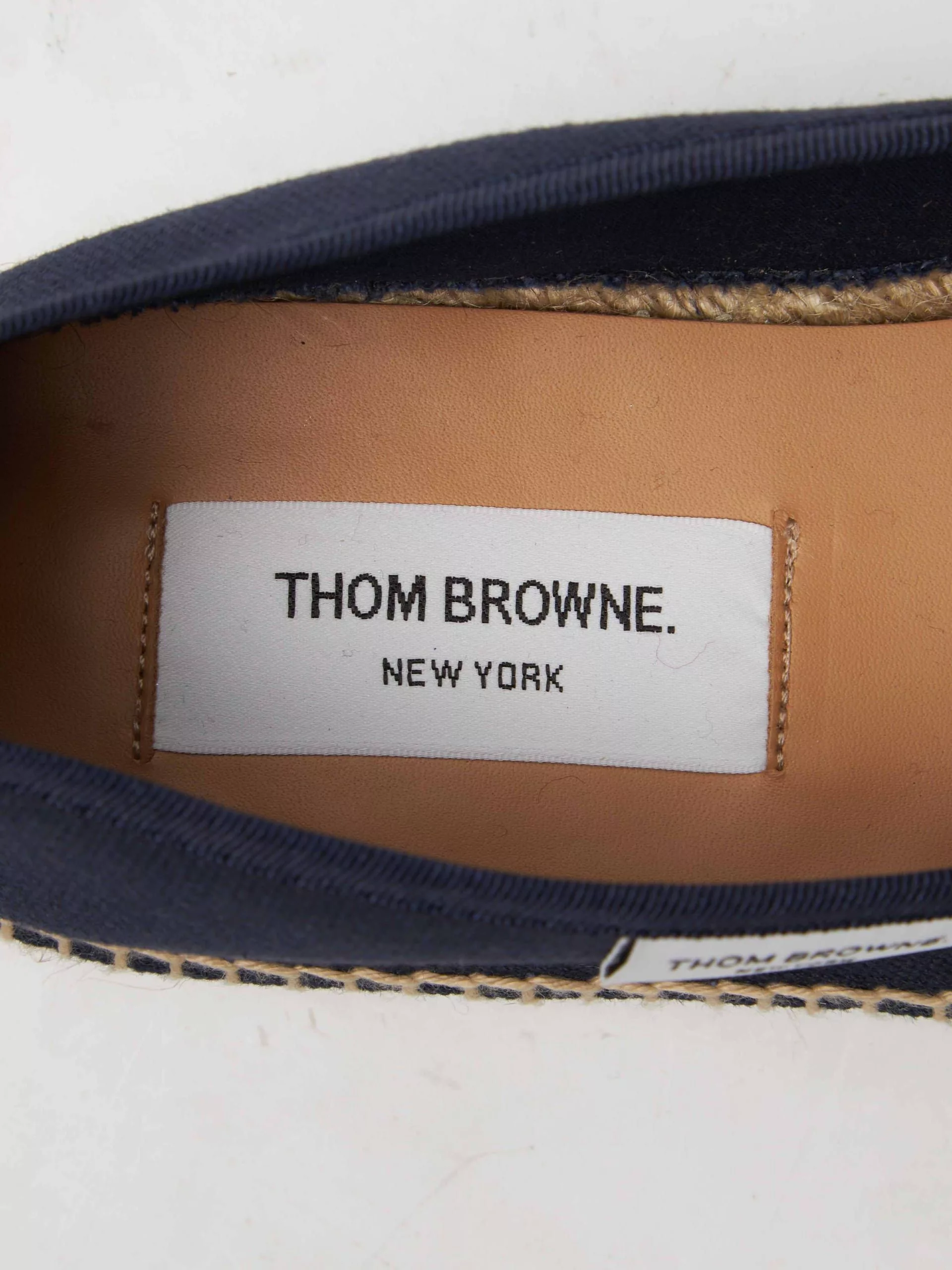Thom Browne Formal Shoes Thom Browne Dark Blue Espadrilles
