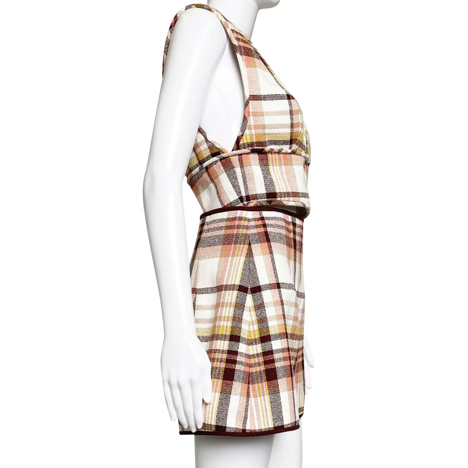 Zimmermann Bodysuits Zimmermann 2 Piece Matchmaker Check Bow Multi