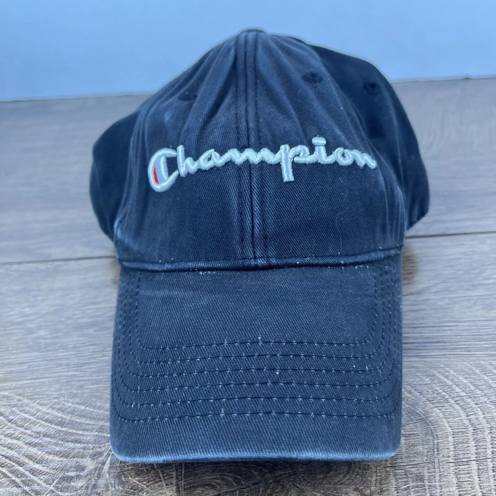 Champion Hats Champion Black Hat Champion Black Hat Adjustable Adult Fit H