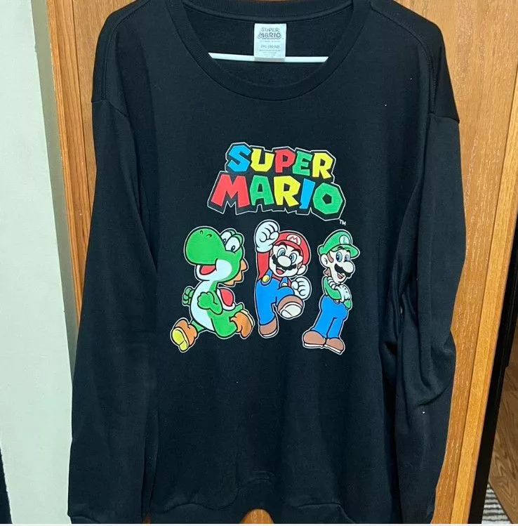 Other Sweatshirts Hoodies Other Super Mario Bros Pullover Black