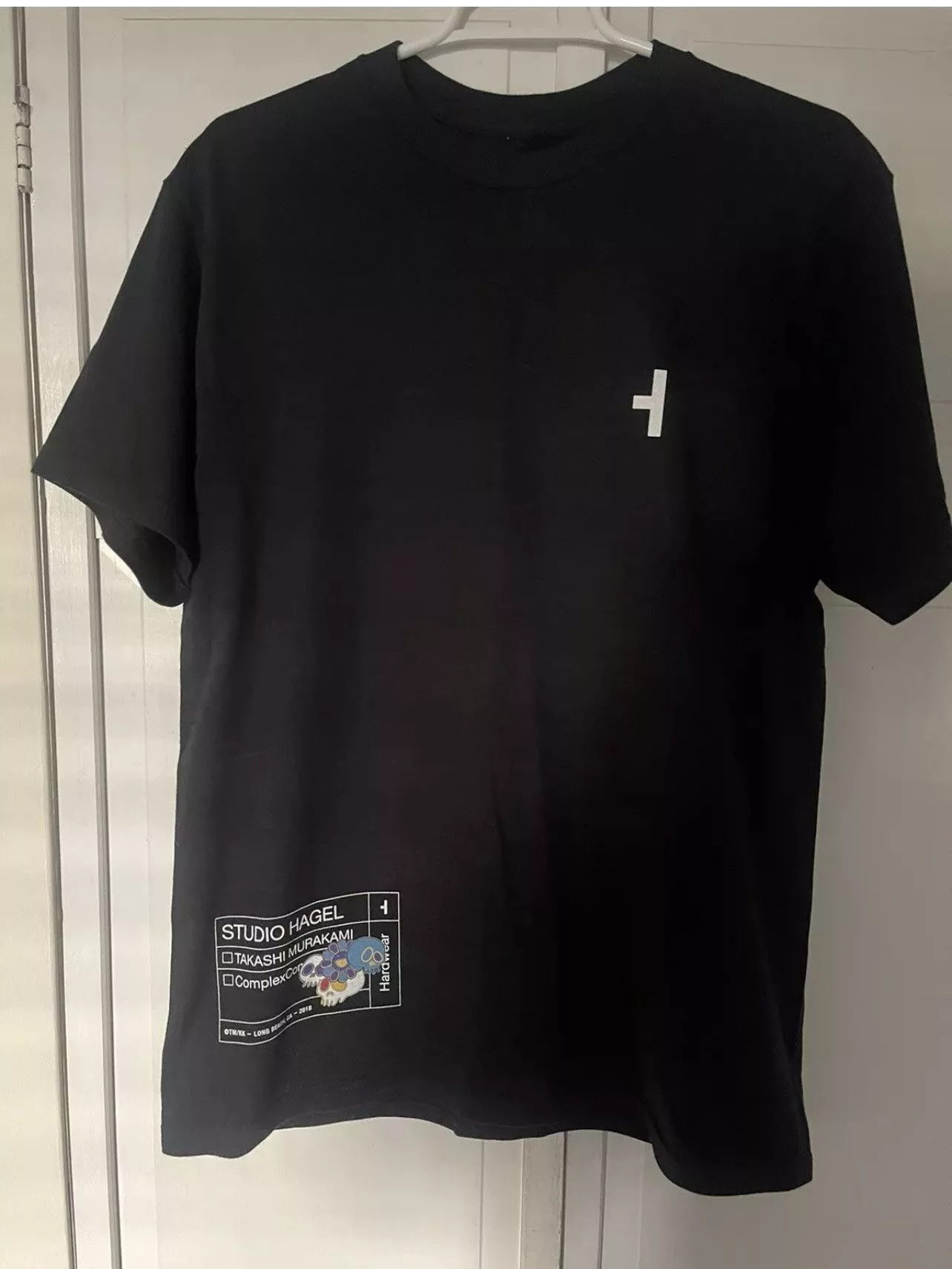 Complex Short Sleeve T Shirts Complex × Takashi Murakami Takashi Murakami x ComplexCon 2018 Studio Hagel t-shirt M Black