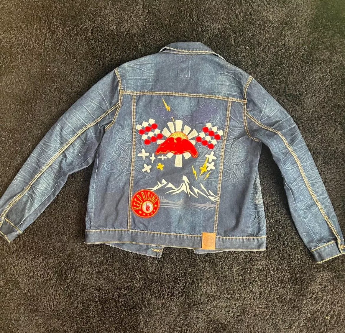 Born Fly Denim Jackets Born Fly Denim Jakcer Blue