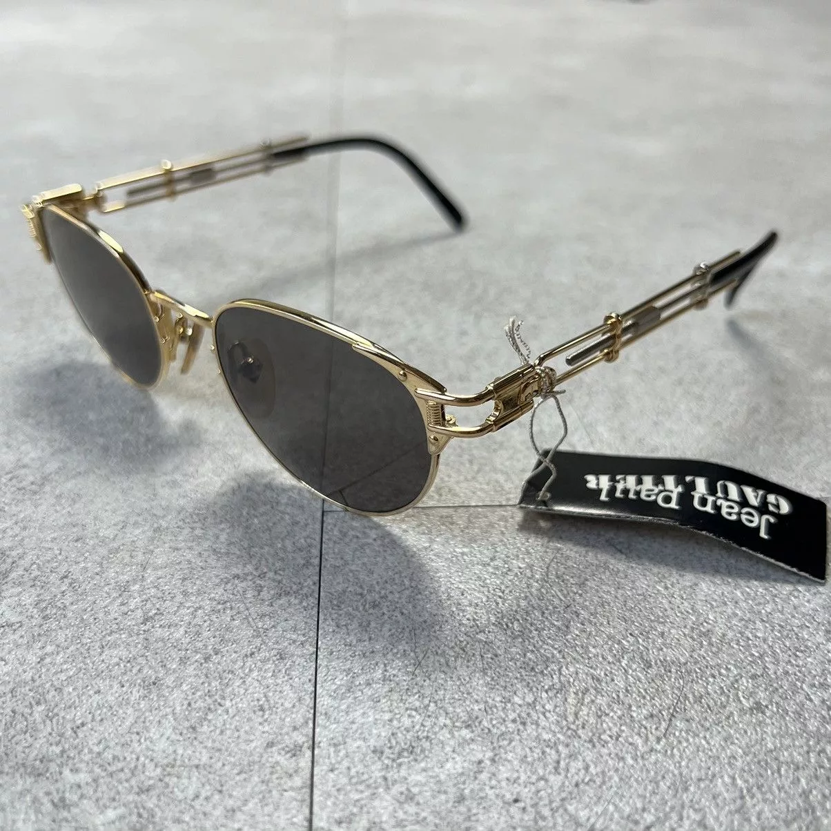 Jean Paul Gaultier Sunglasses DS Jean paul gaultier 56-4177 90s Vintage sunglasses Gold