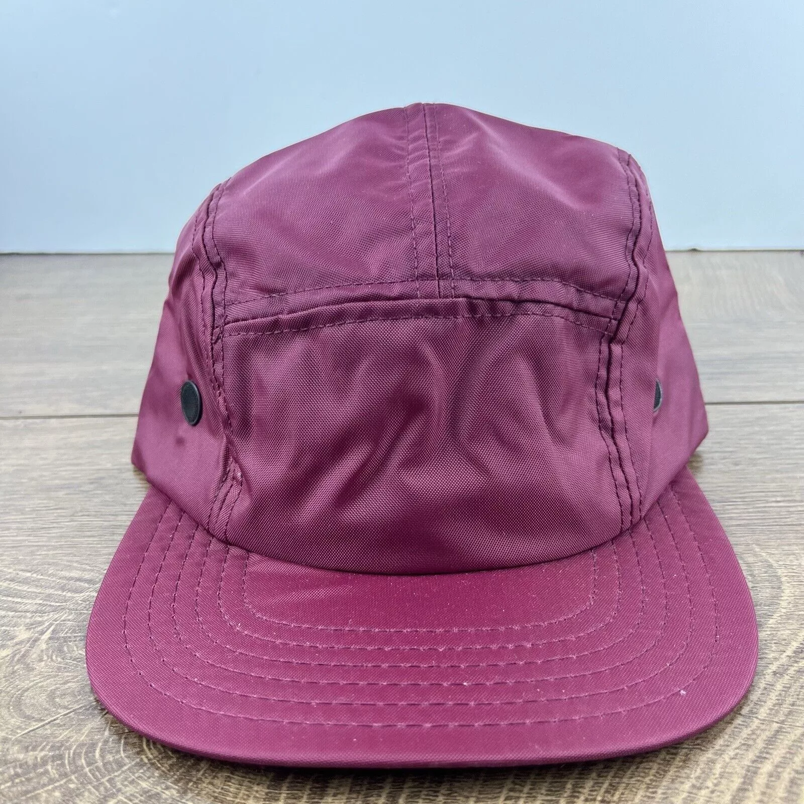 Other Hats Other Maroon Red Running Hat Athletic Cap Red Adjustable Hat Red A