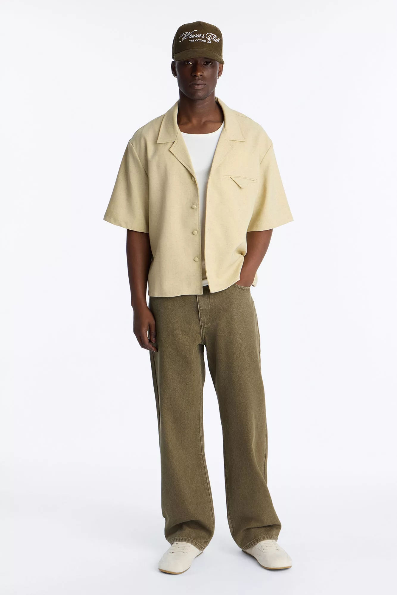 The Staple Relaxed Jean - Olive