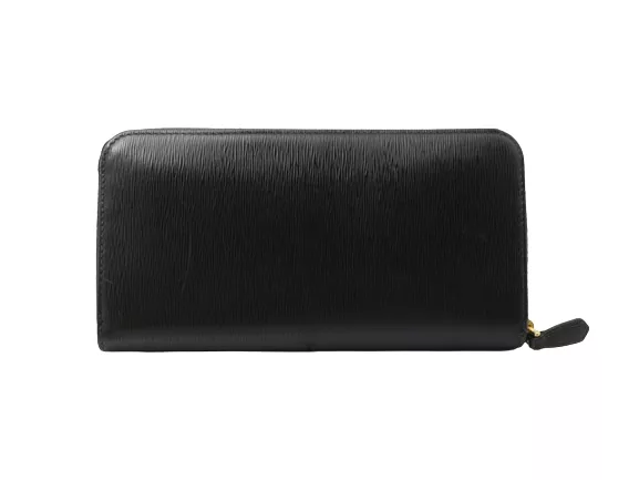 Prada Wallets Prada Zippy Black Leather Wallet