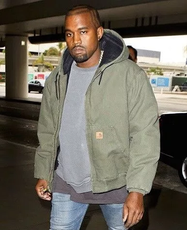 Carhartt Bombers Carhartt × Carhartt Wip × Vintage Vintage Distressed Carhartt Hooded Jacket Kanye/Travis Style Brown
