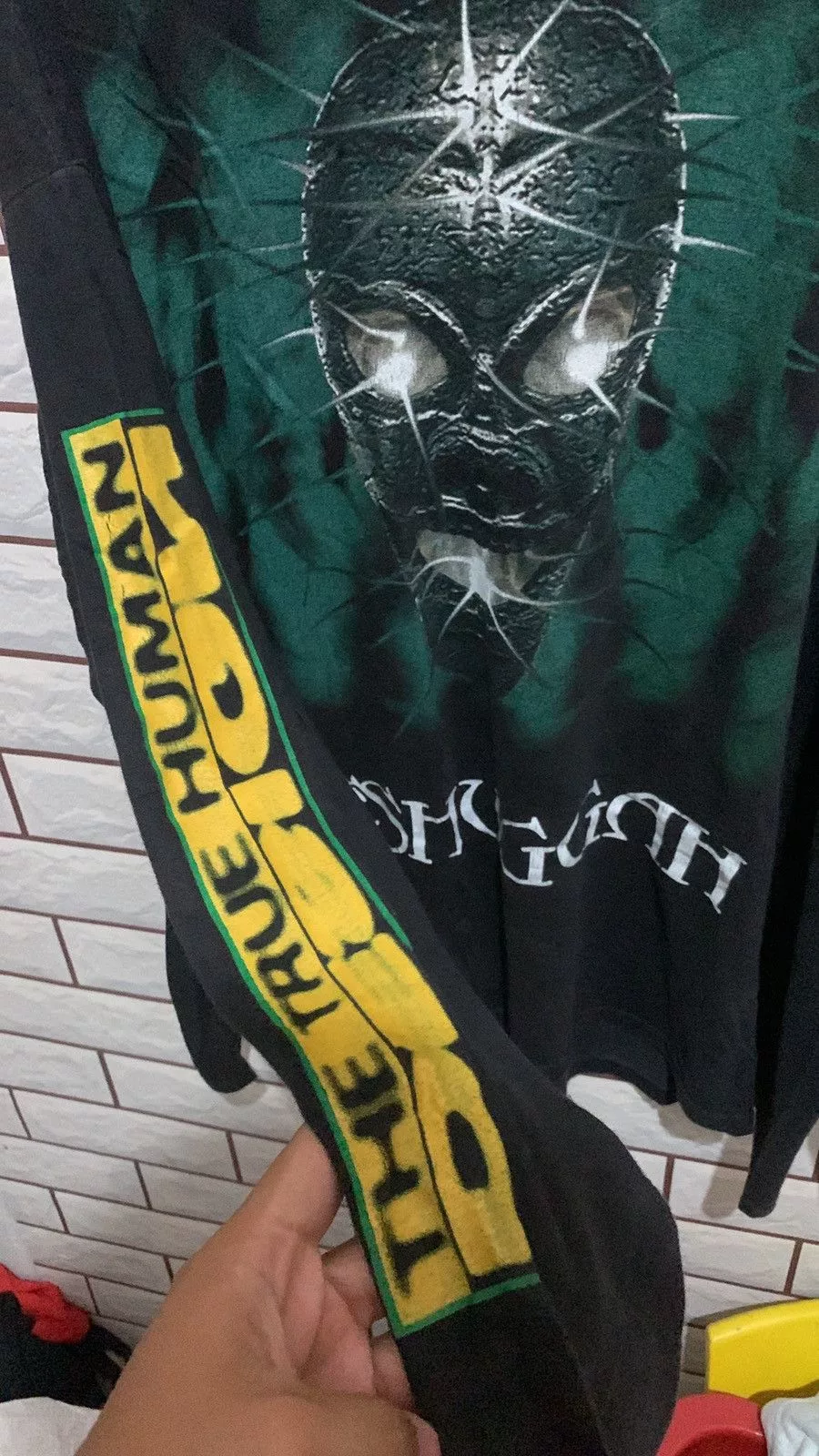 Vintage Long Sleeve T Shirts Vintage Meshuggah 97 Black