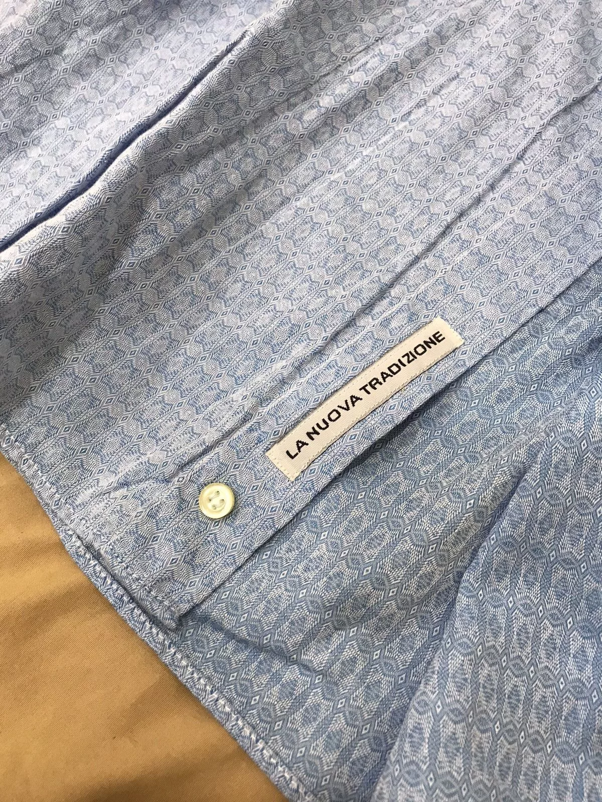 Etro Shirts Button Ups ETRO MILANO WOVEN psychedilic pattern pur cotton button up Blue