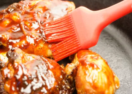 Red Silicone Basting Brush