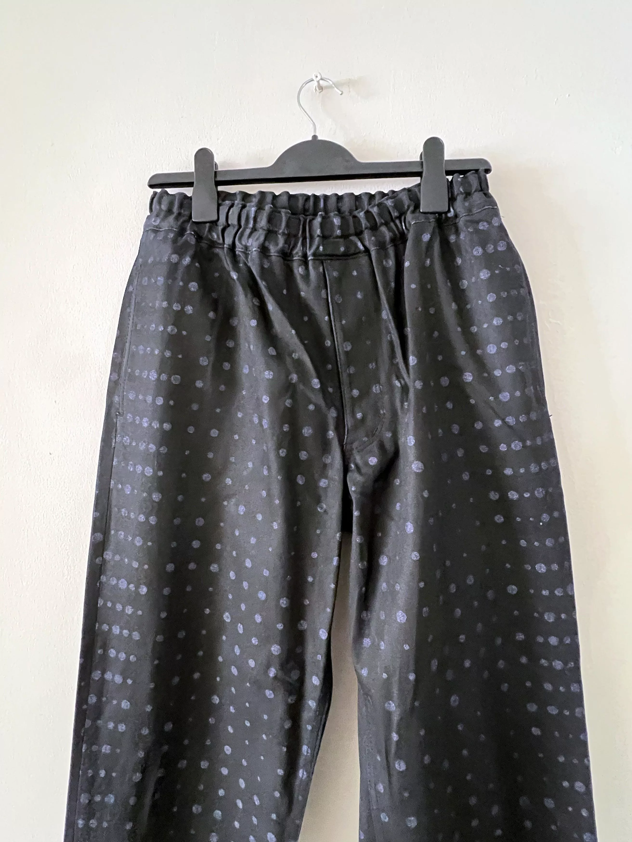 Comme des Garcons Black Denim Comme des Garcons Black, Oversized baggy denim pant trousers Blue