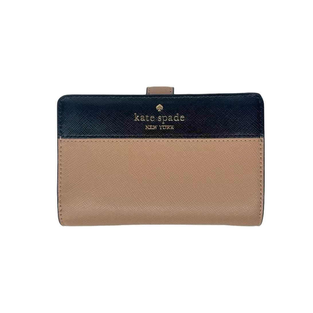 Kate Spade Wallets Kate Spade Madison Medium Compact Bifold Wallet Beige