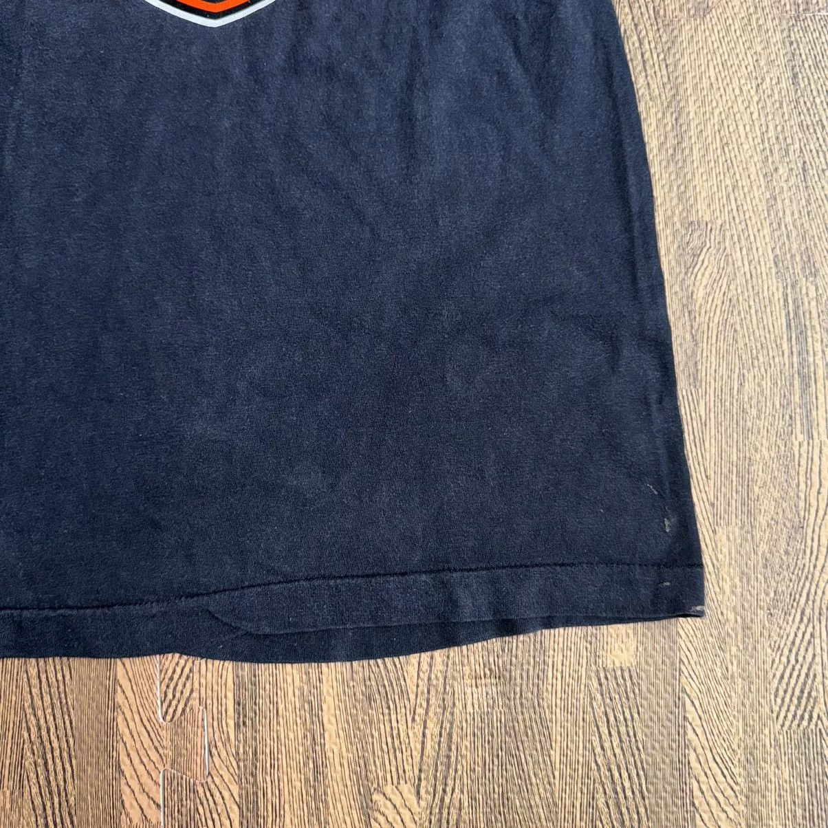 Harley Davidson Short Sleeve T Shirts Harley Davidson × Vintage 1970’s Harley Davidson tee, 3D emblem style Black Streetwear