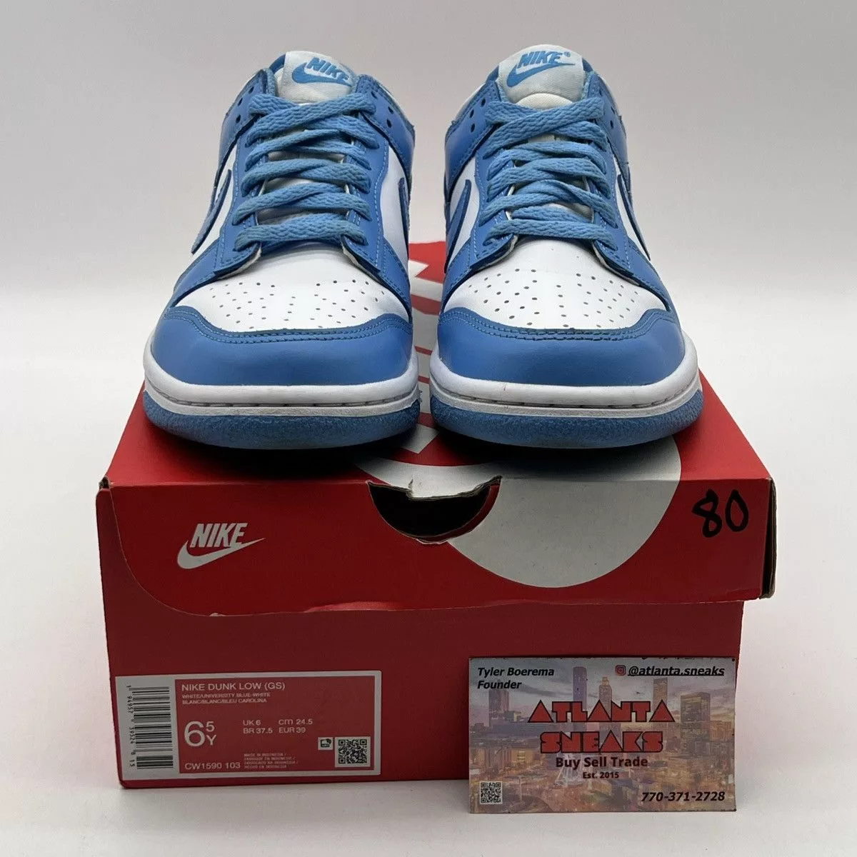 Nike Low Top Sneakers Nike dunk low university blue White