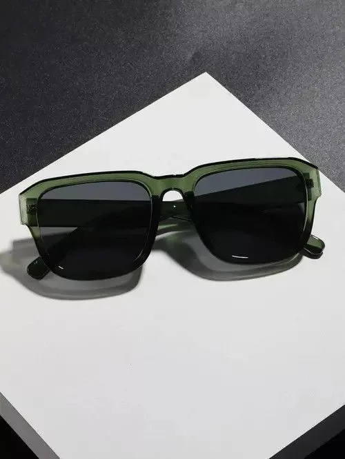 Electric Visual Glasses Electric Visual Retro Punk Kurt Cobain Style Sunglasses Square Frame Fashion Green Vintage