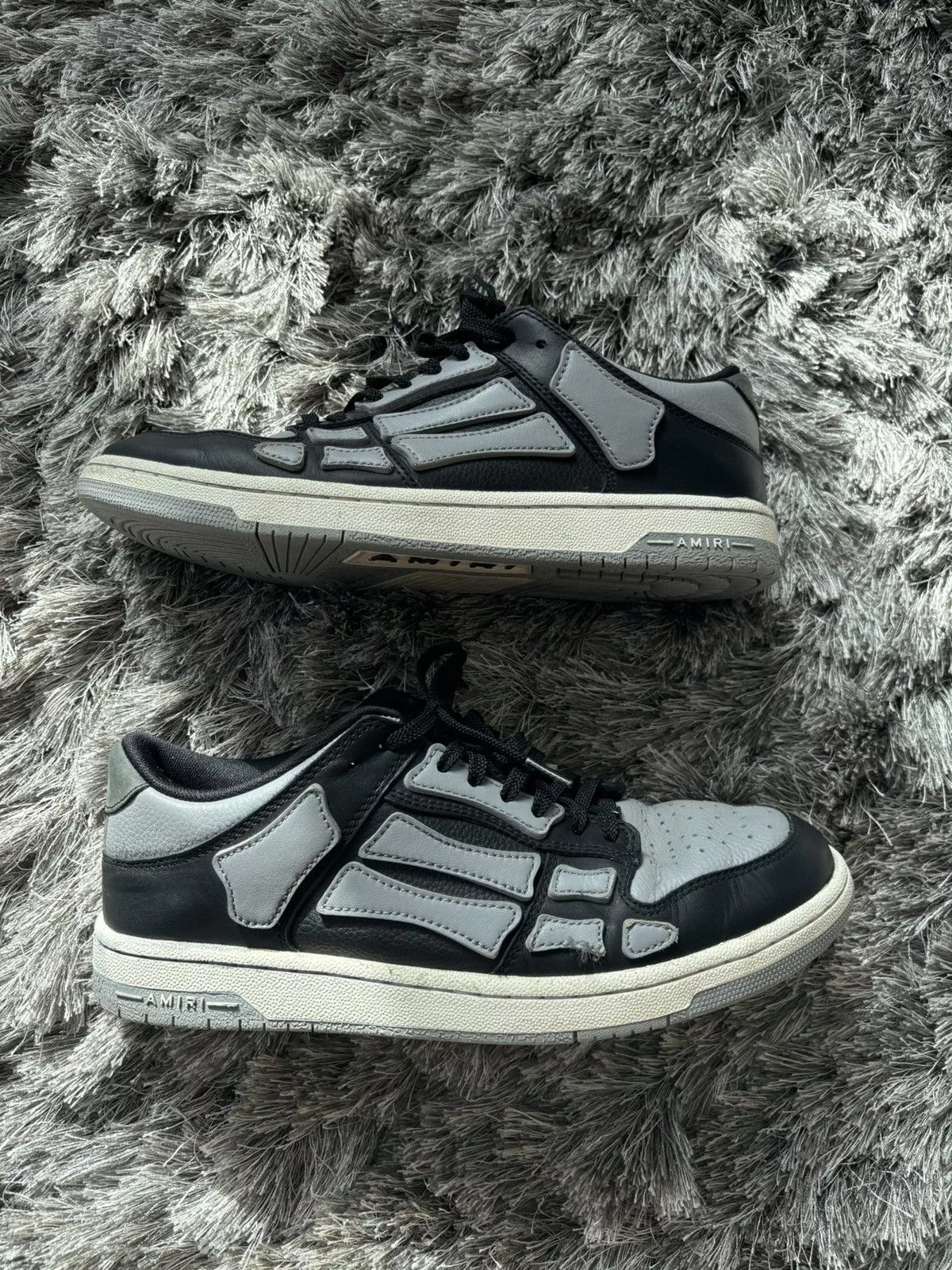 Amiri Low Top Sneakers Amiri Skel Top Low Sneakers Black