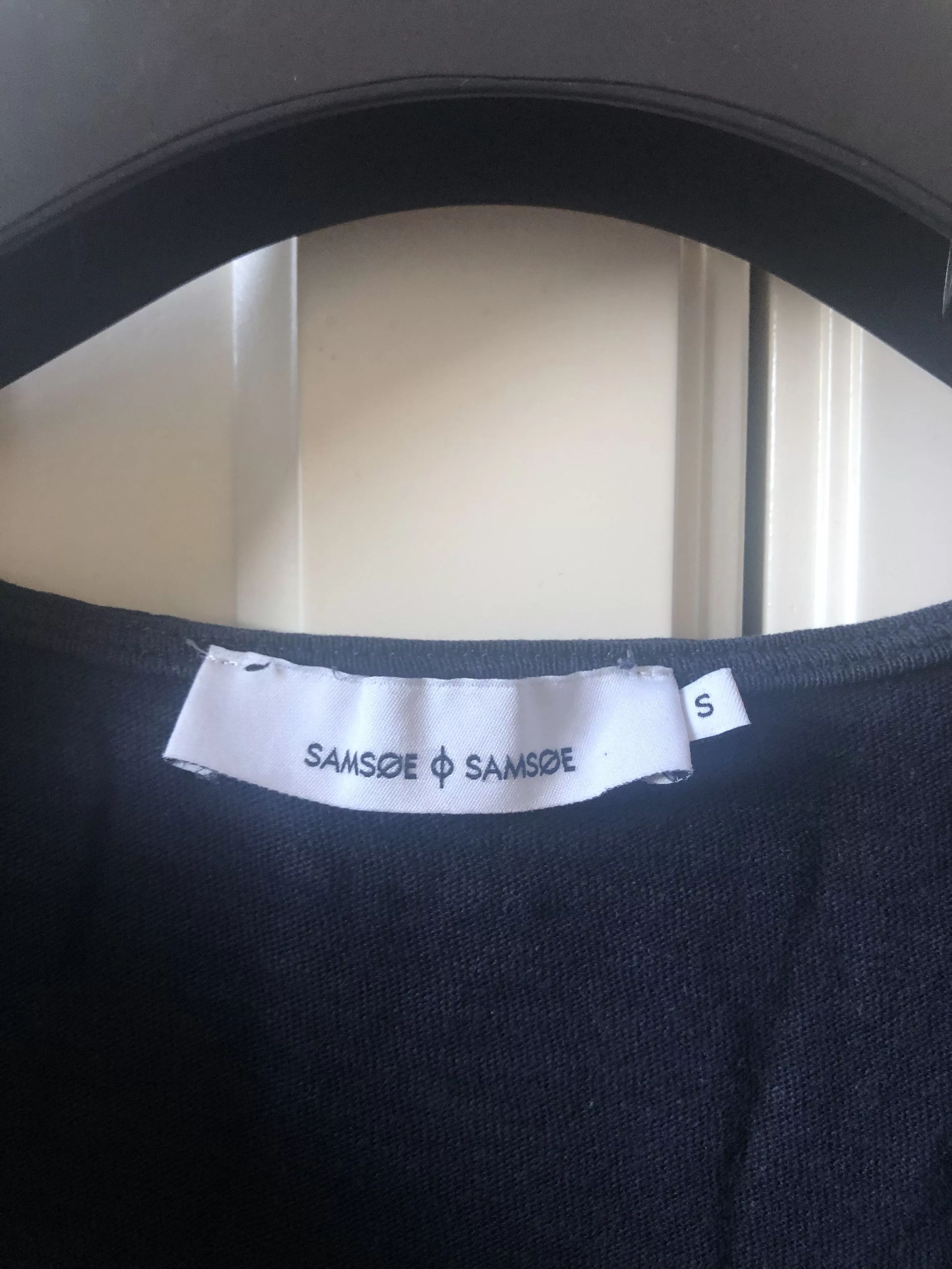 Samsoe Samsoe Short Sleeve T Shirts Samsoe Samsoe Black Samsøe Samsøe T-Shirt - S Blue