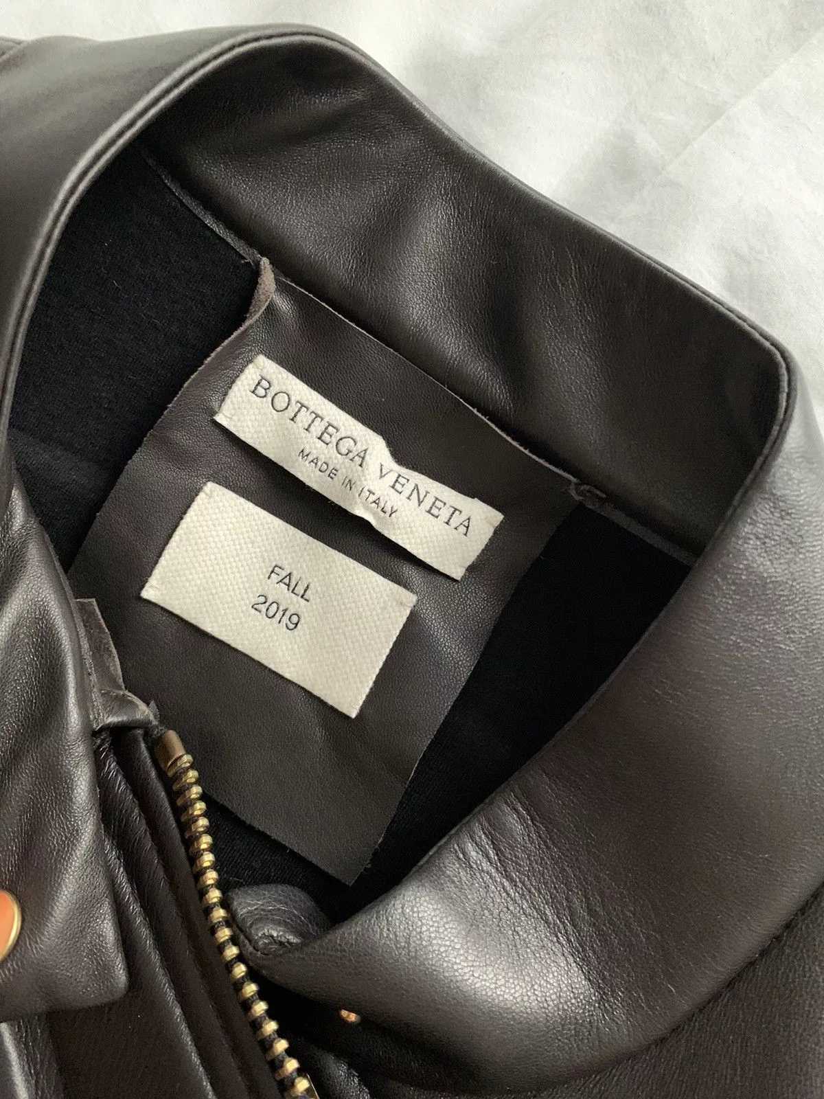 Bottega Veneta Leather Jackets Leather jacket bottega veneta Brown
