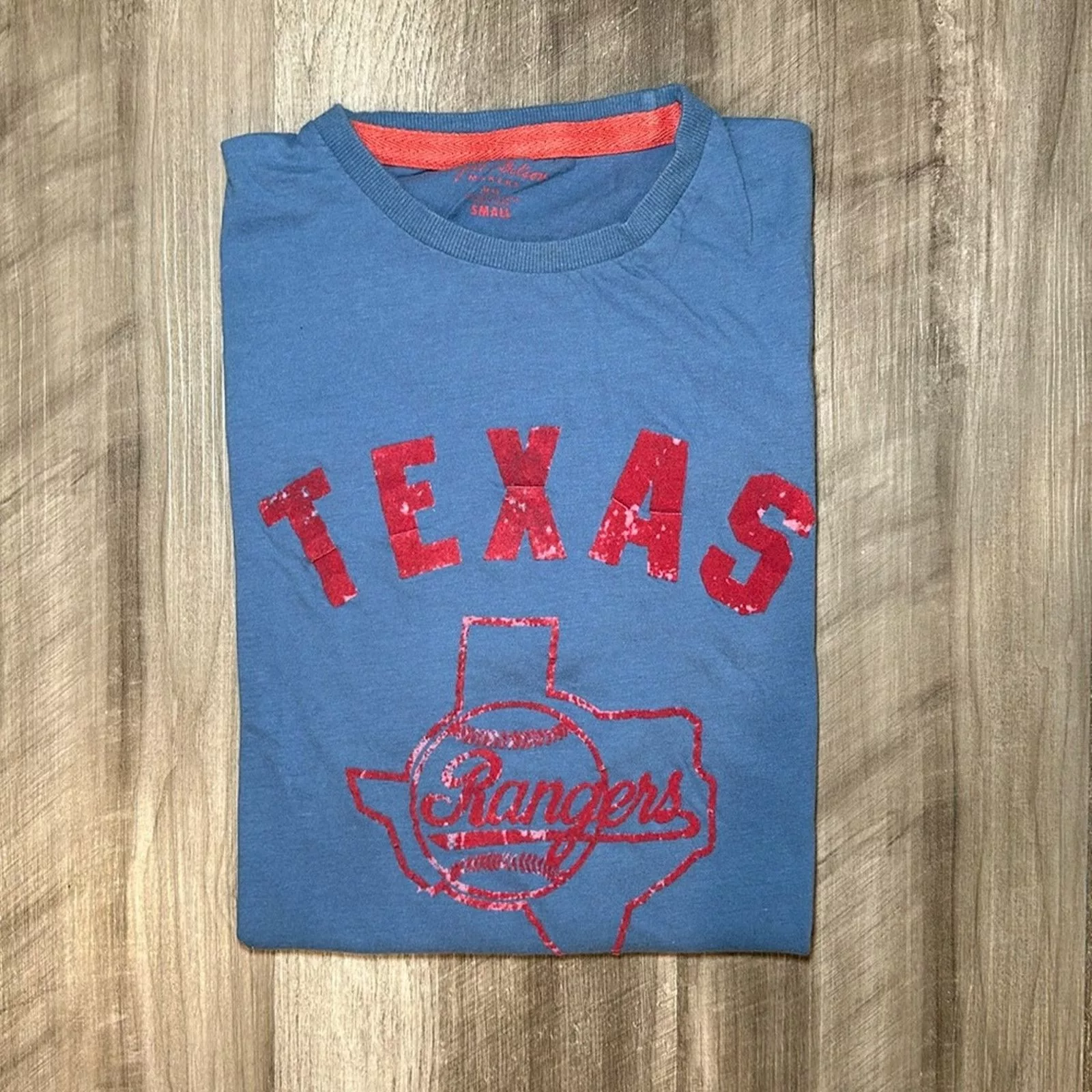 Other Short Sleeve T Shirts Other Texas Rangers Wright & Ditson Tee - Small Blue