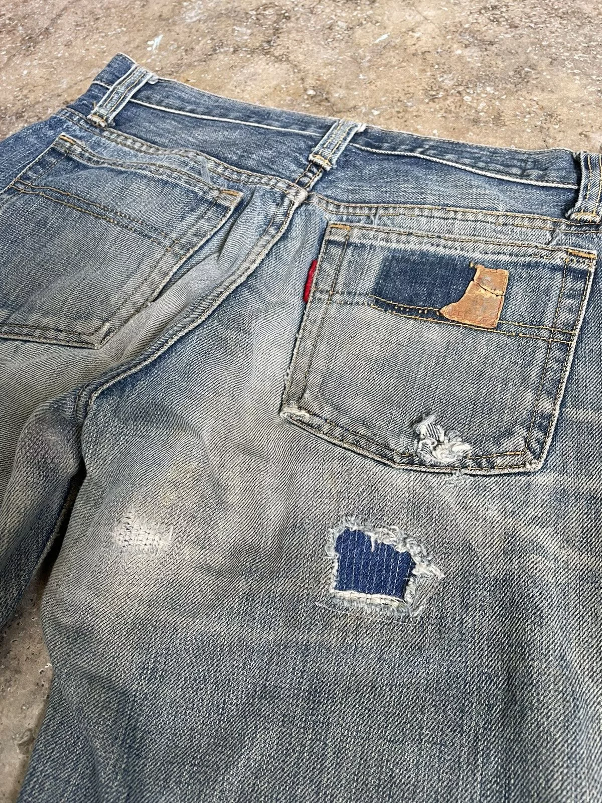 Big John Denim Vintage Big John Flared Pants Blue
