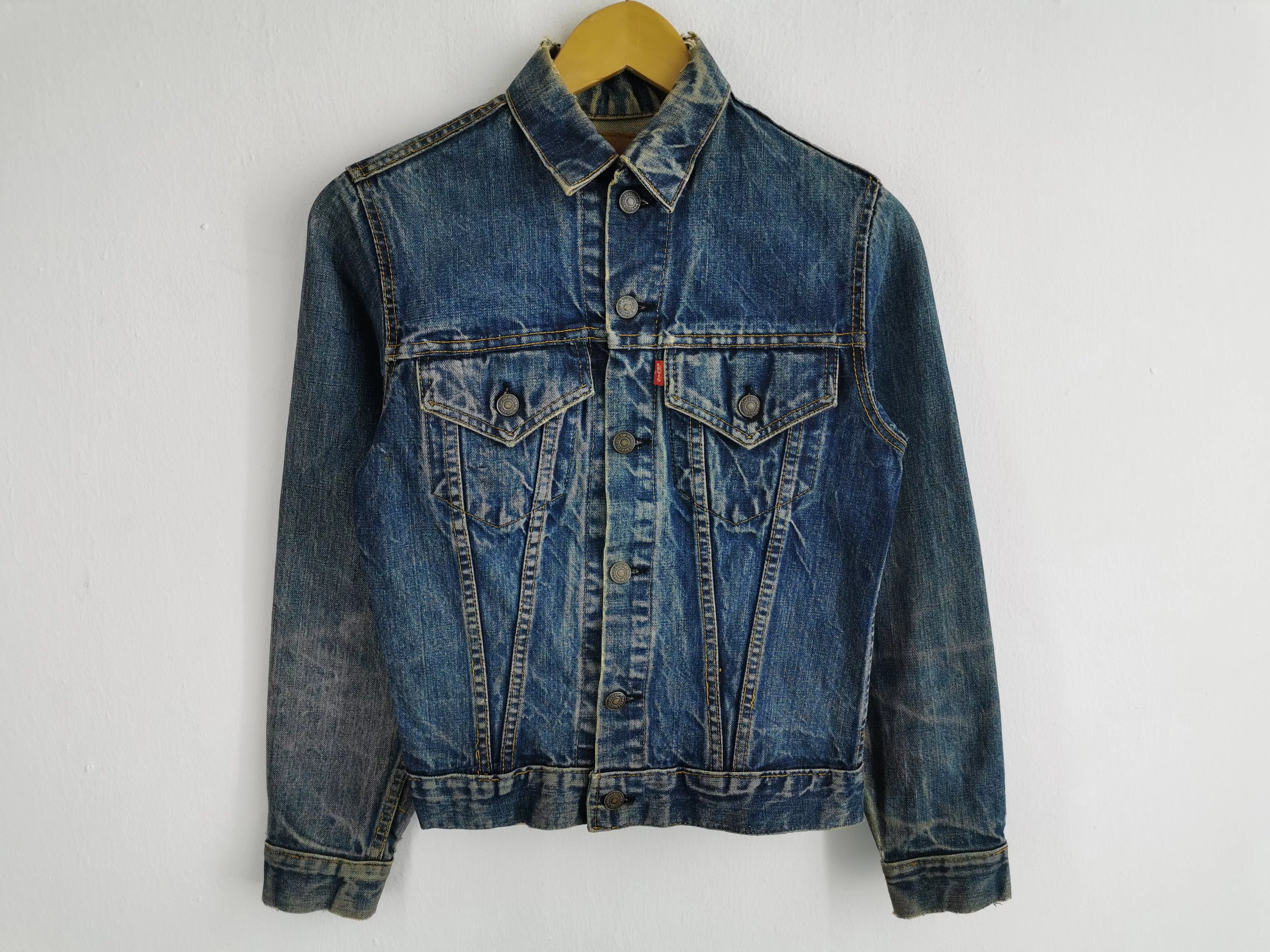 Levi's Denim Jackets Levi's Distressed Vtg 80's Levis Trucker Denim Jacket Made In USA Blue