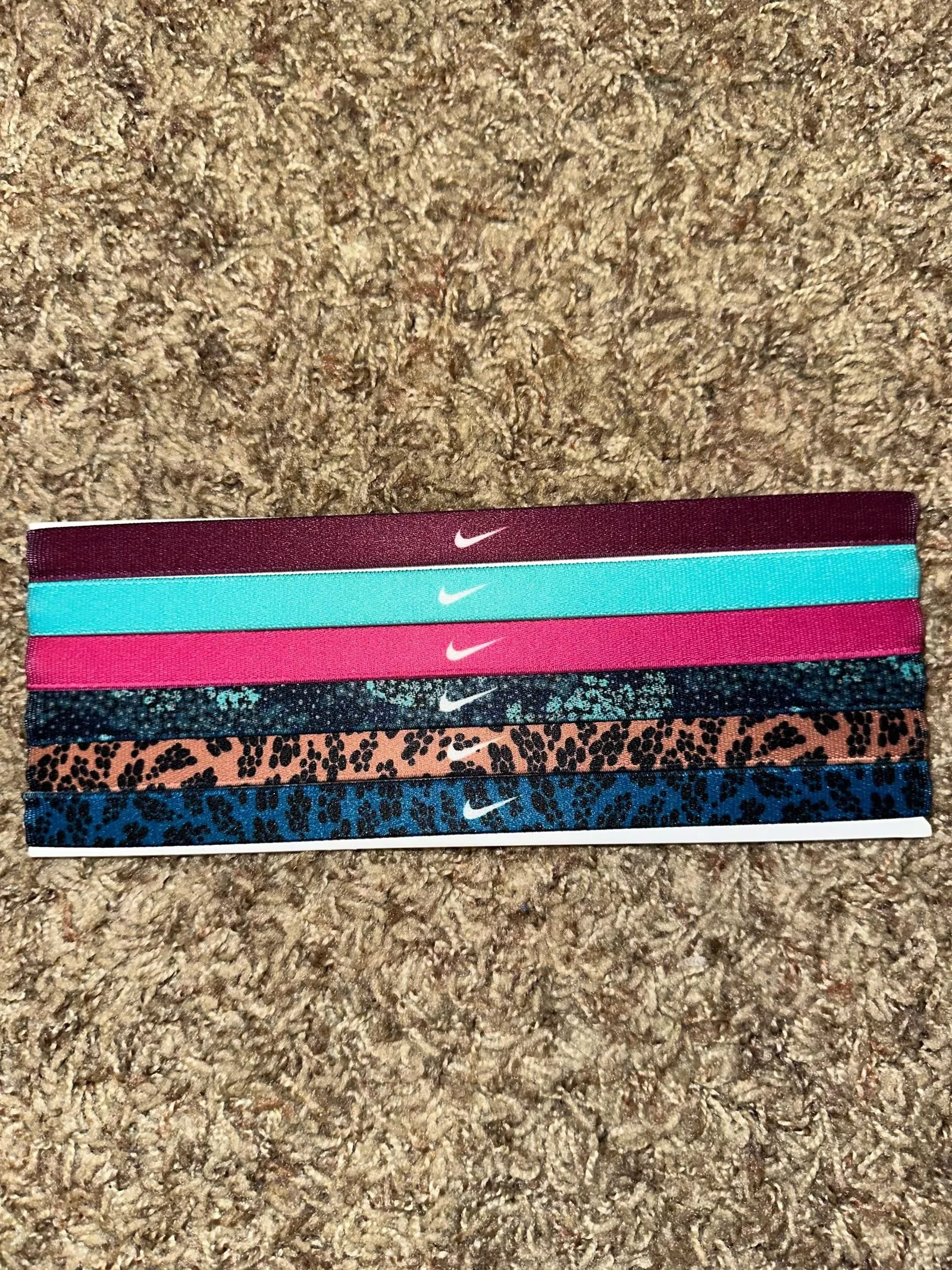 Nike Hair Accessories Nike Printed Headbands 6-Pack Black