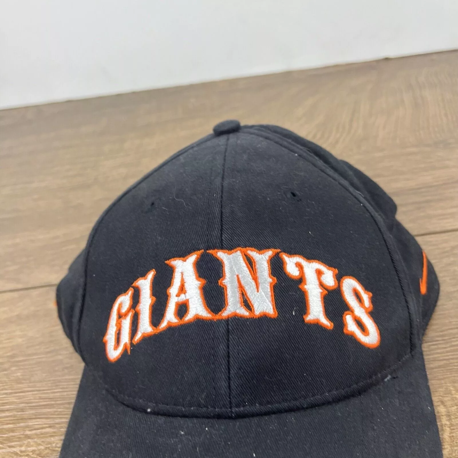 Nike Hats San Francisco Giants CHILD Hat Nike Black Hat Adjustable Bla