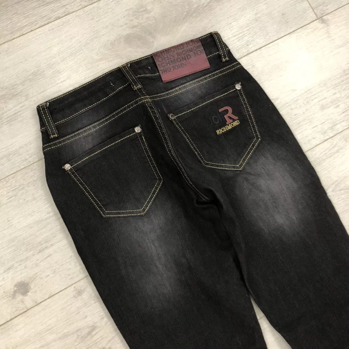 John Richmond Denim Jeans Bootcut Black
