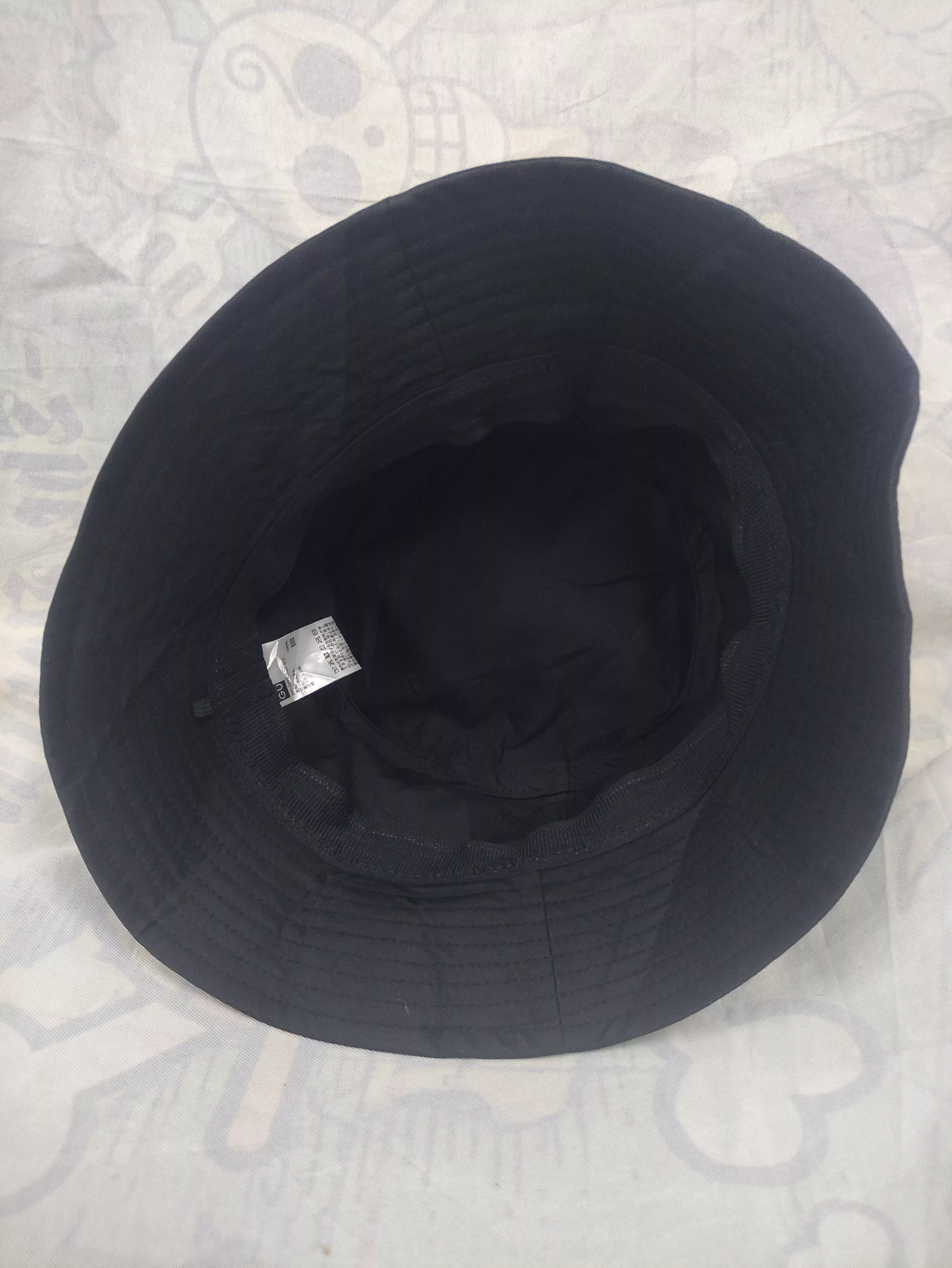 GU Hats GU NYLON BUCKET HAT PLAIN Black