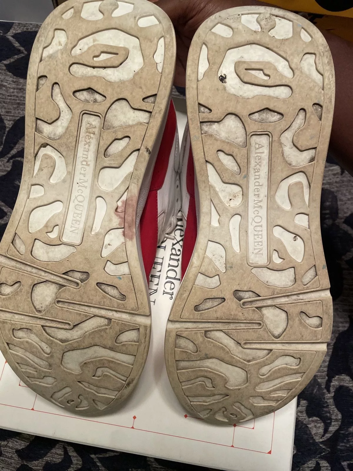 Alexander McQueen Low Top Sneakers Alexander McQueen sneaker Red