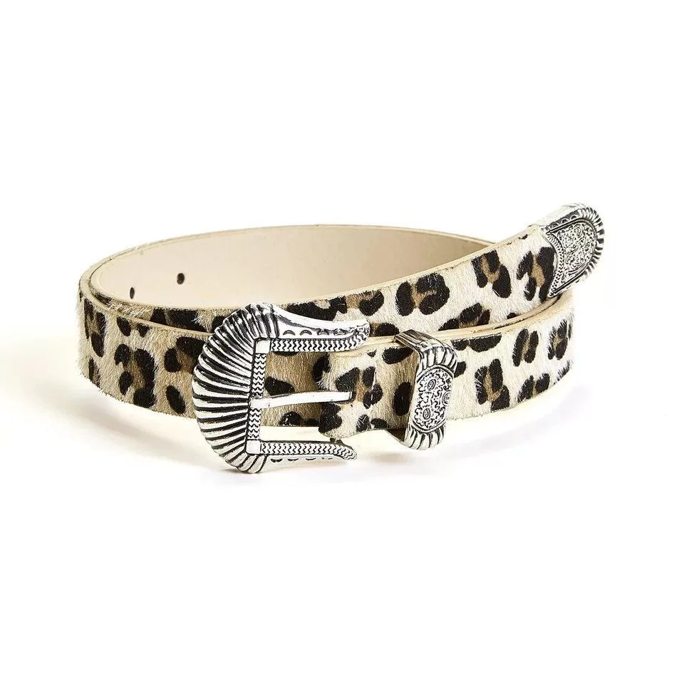 Designer Belts Designer 100cm Leopard Belt Multi Streetwear
