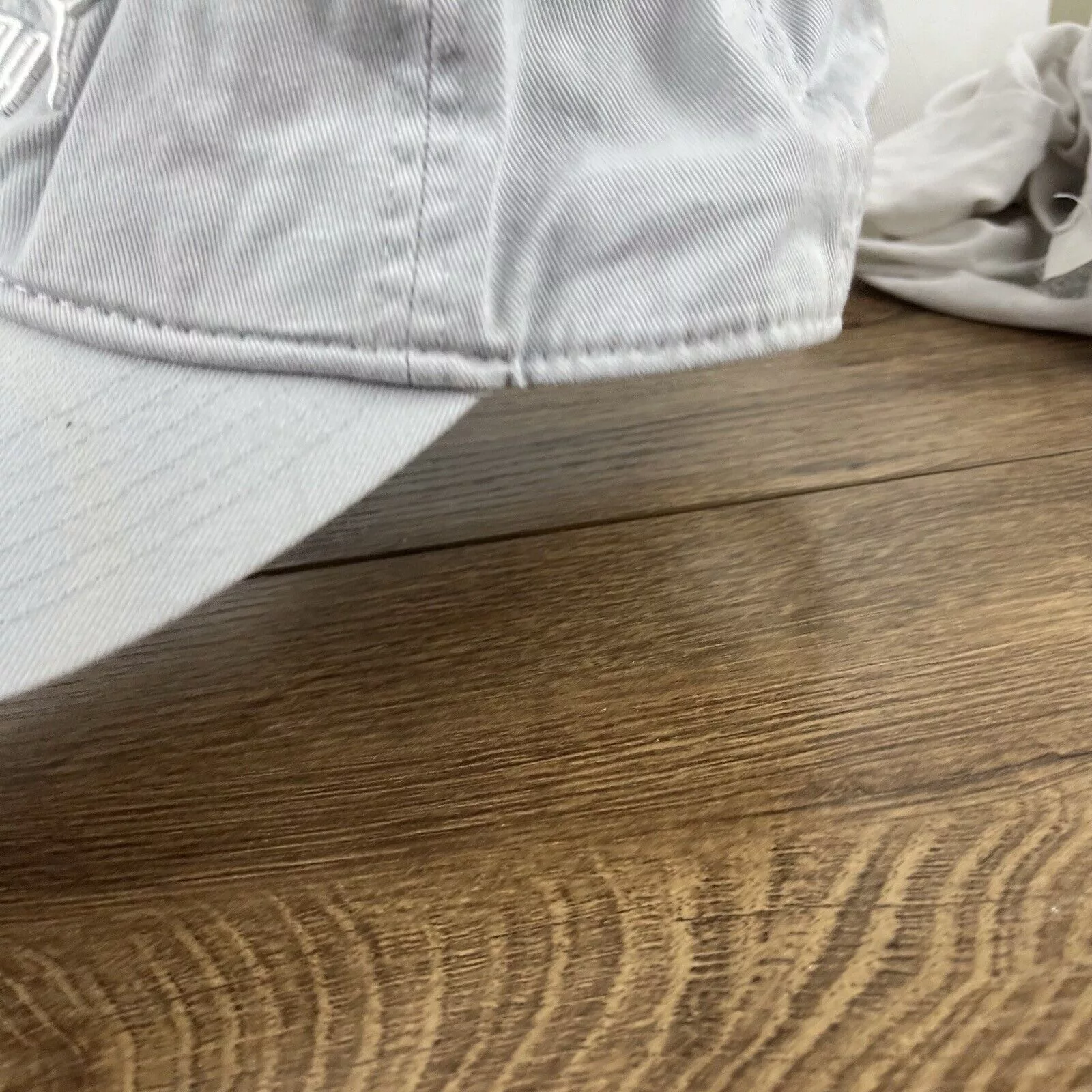Puma Hats PUMA White Gray Hat PUMA Hat White Adjustable Hat White Adul