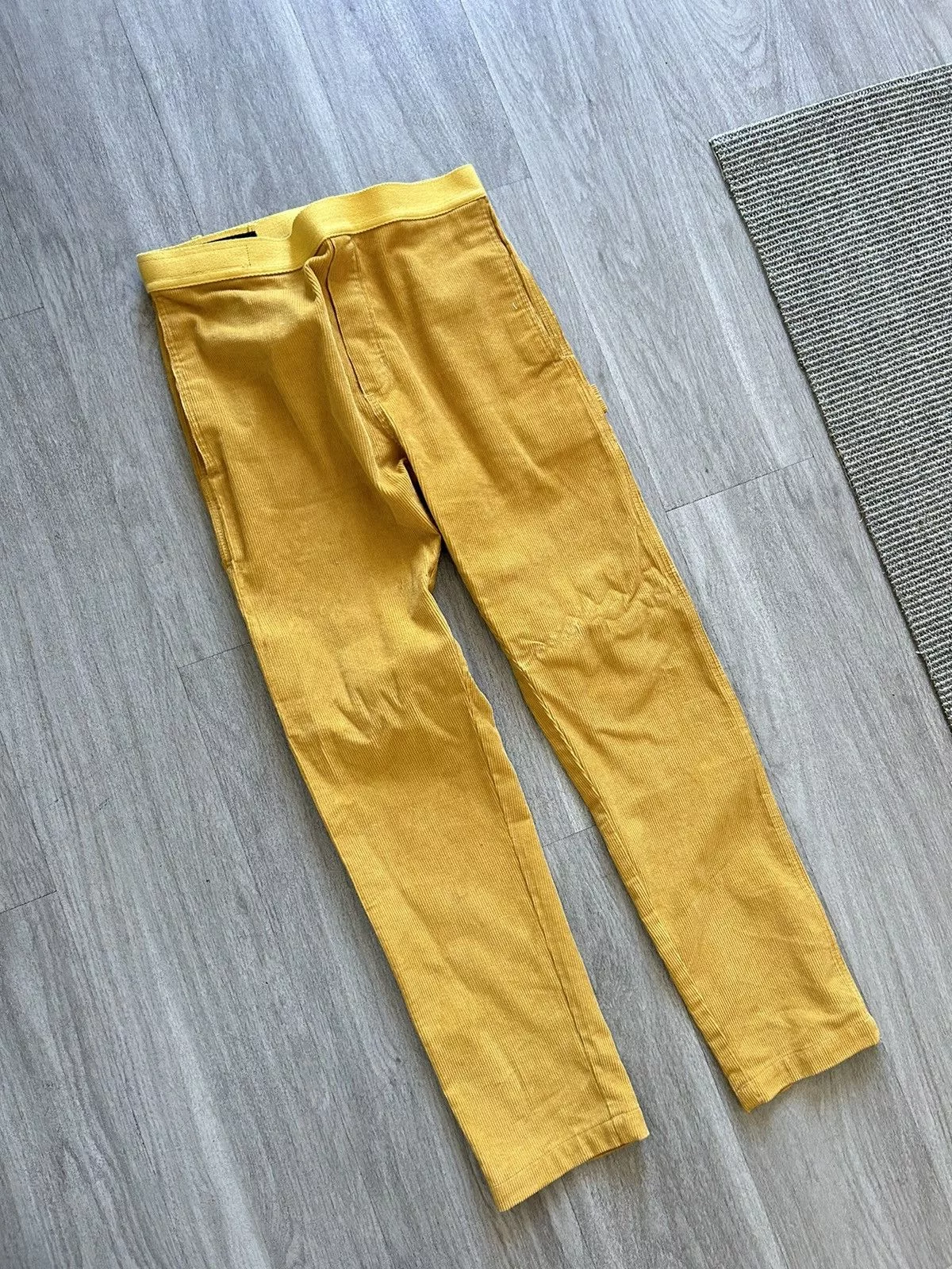 Brain Dead Casual Pants Brain Dead Corduroy Carpenter Pants Yellow