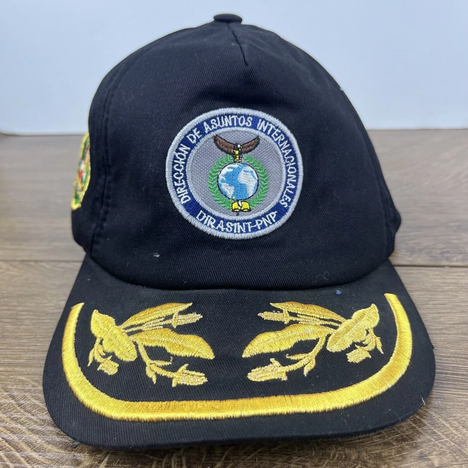 Other Hats Other Direccion De Asuntos Hat Dirasint PNP Adjustable Hat Black H