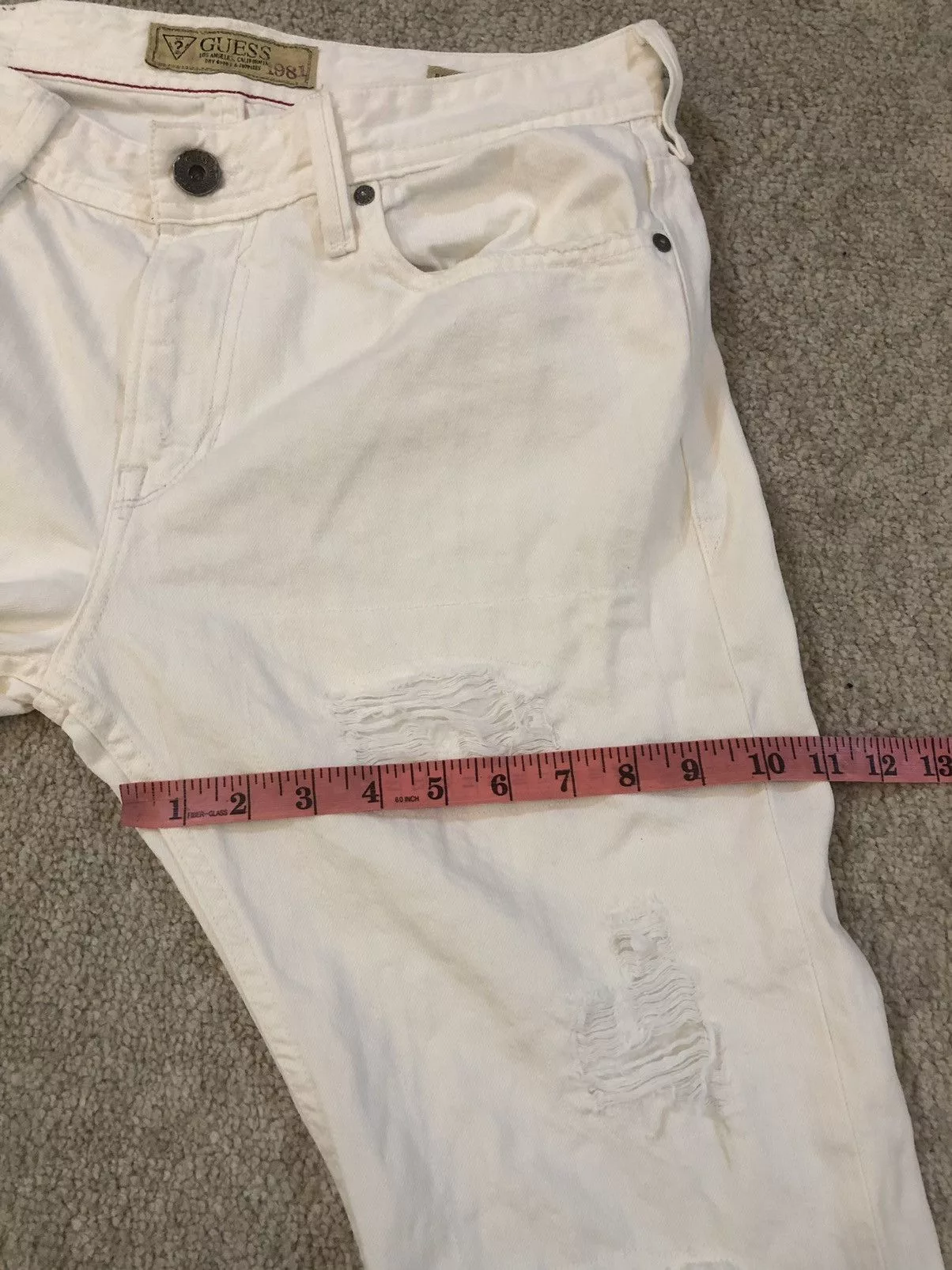 Guess Denim Guess Distressed Denim jeans White