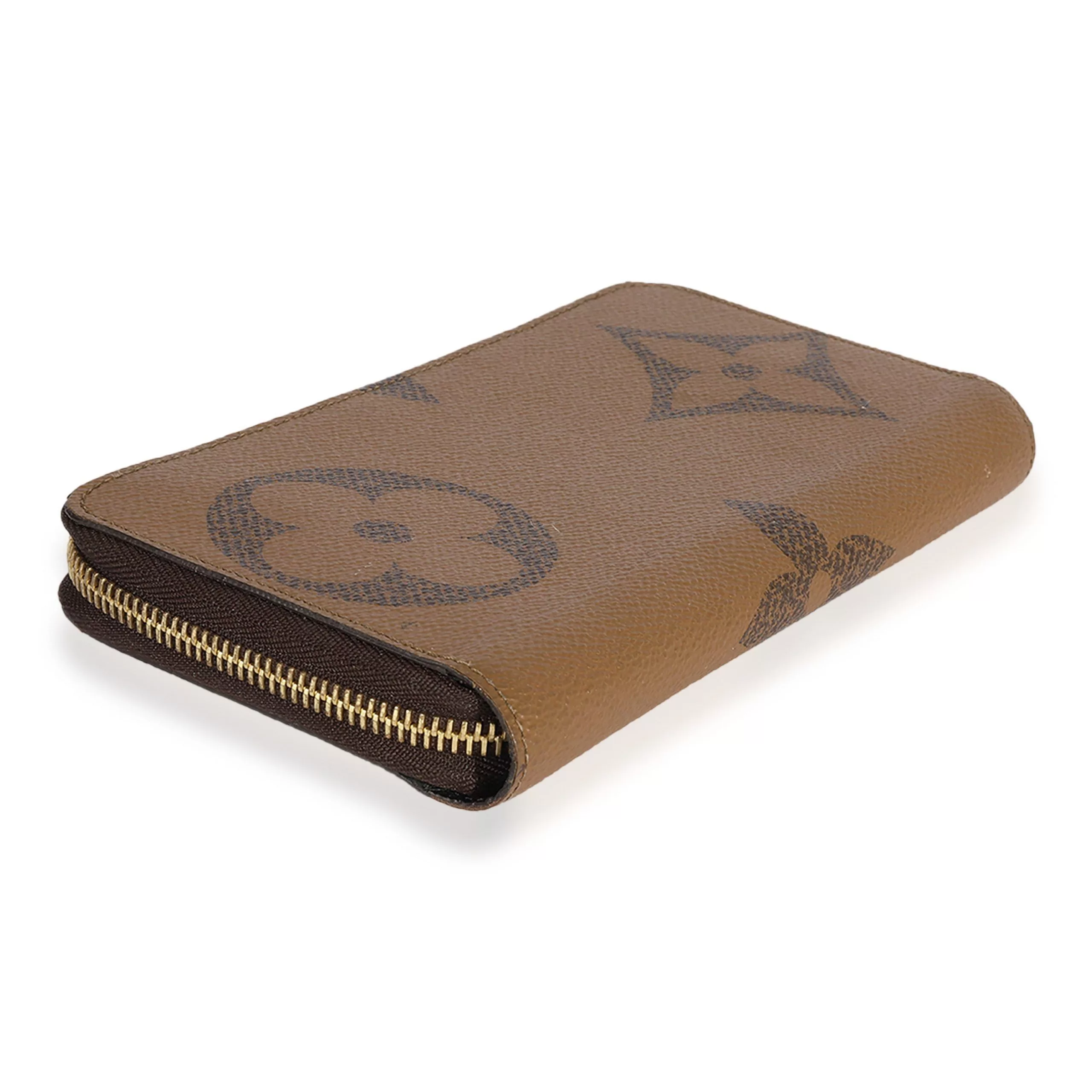 Louis Vuitton Rings Louis Vuitton Monogram Giant Zippy Wallet Brown