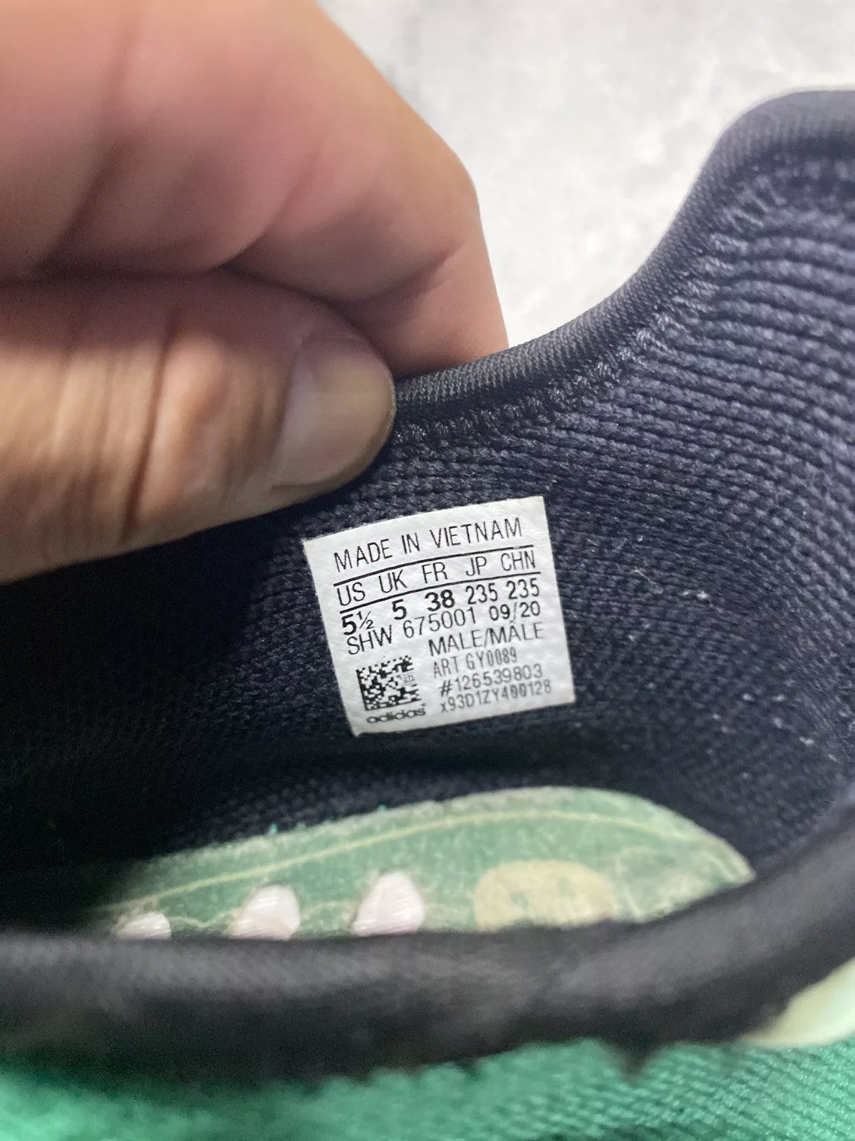 Adidas Low Top Sneakers Adidas Human race green