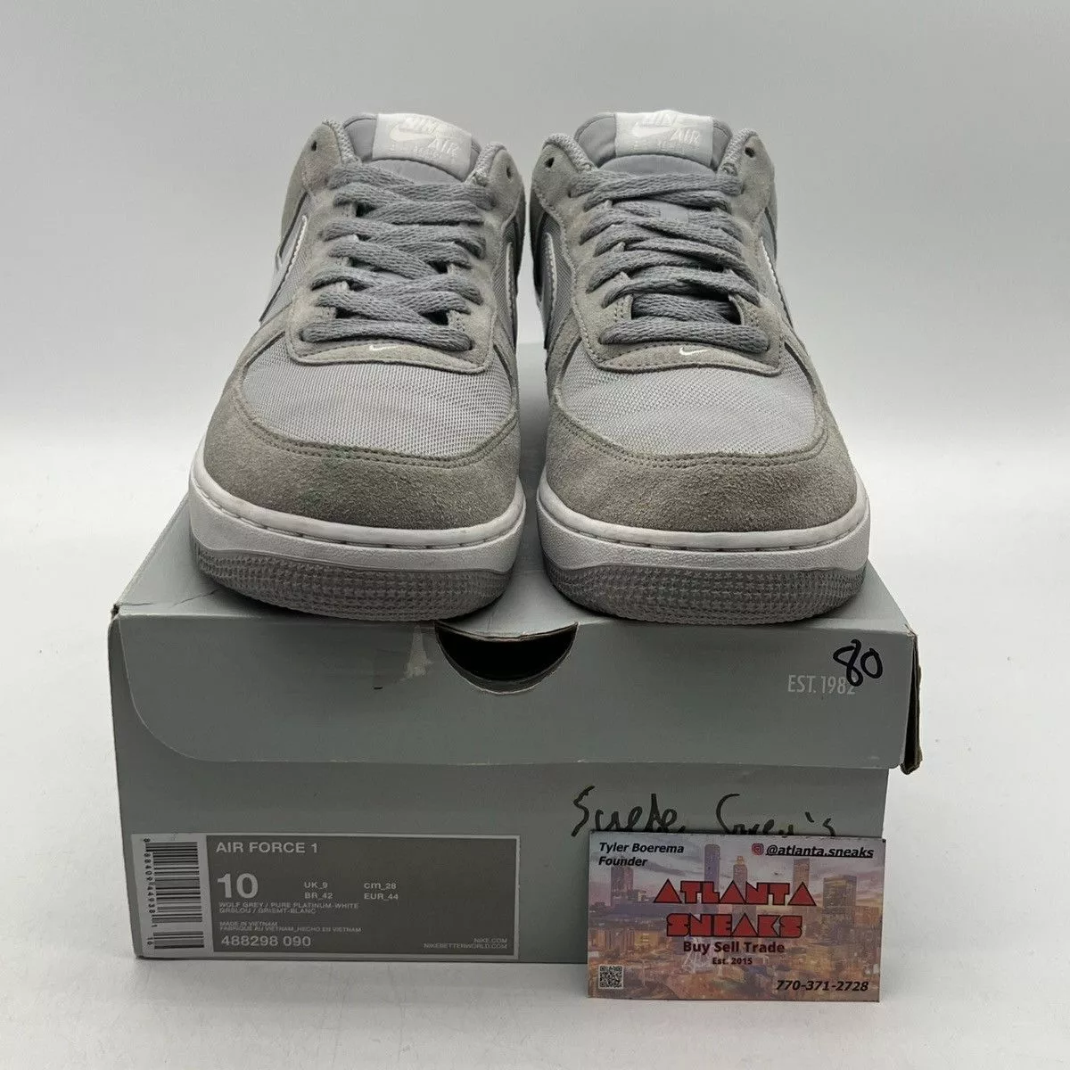 Nike Low Top Sneakers Nike Air Force 1 low wolf grey Gray