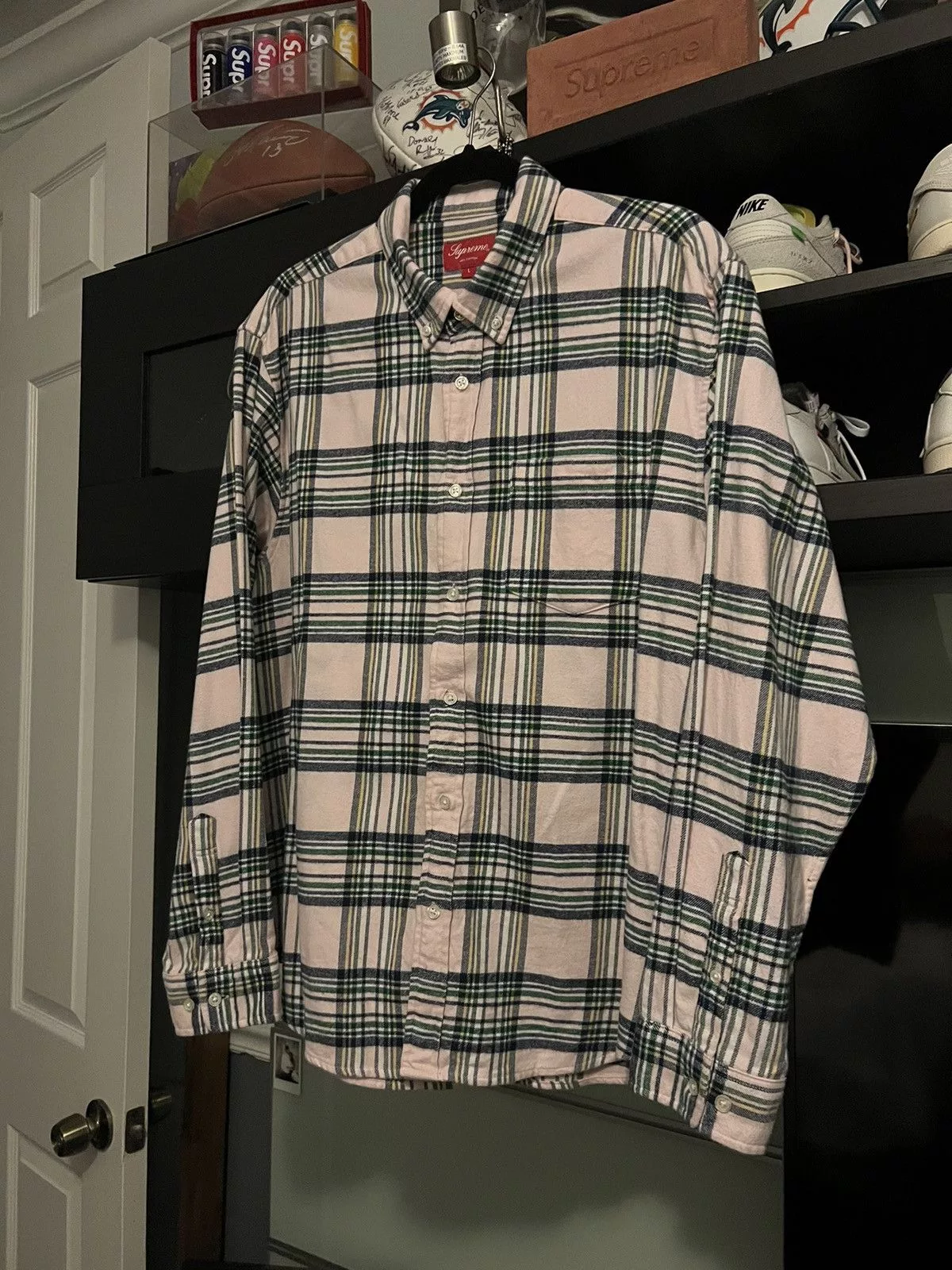 Supreme Shirts Button Ups Supreme Pink shirt